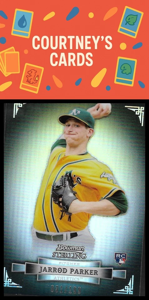 Bowman Sterling #25 2011 Jarrod Parker Prospects refractores #/199 Foto 1 de 1