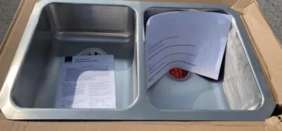 Elkay Lustertone ELUH311810L Equal Double Bowl Undermount Stainless - Image 1 of 4