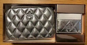 Kate Spade New York Umhängetasche Metallic Leather Crossbody Card Case Set Neu - Bild 1 von 7