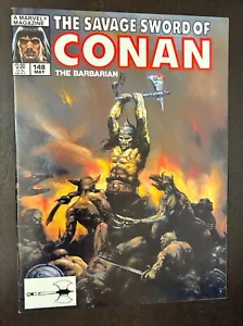 SAVAGE SWORD OF CONAN #148 (Marvel Comics 1988) -- quasi nuovo - - Foto 1 di 2
