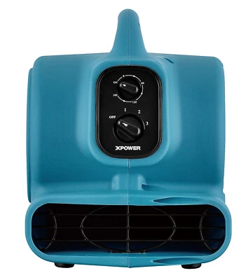 XPOWER P-250T Blue Air Mover Carpet Dryer Floor Fan Blower mit Gelperlen & Timer - Bild 1 von 4