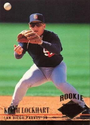 1994 Fleer Ultra Rookie Card Keith Lockhart San Diego Padres #580 - Image 1 of 2