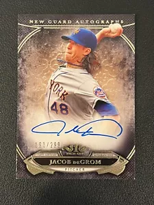 Jacob DeGrom 2015 Topps Tier One Auto New Guard /299 Mets Rangers NGA-JDM - Picture 1 of 2