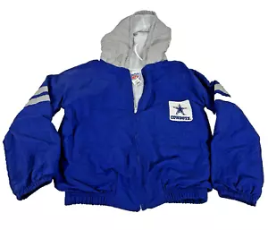 Vintage NFL Game Day Dallas Cowboys Puffer Jacket Kids 7 - Picture 1 of 8