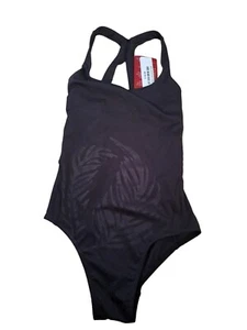 Mirella Racer Back Tank Black Leotard Girls 10 12 Dance Tap Jazz Ballet Petite P - Picture 1 of 6