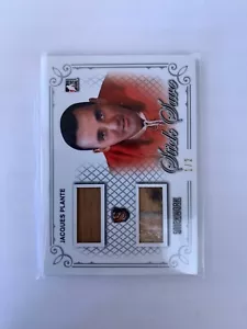 2016-17 ITG Stickwork Stick Save Silver #SS04 Jacques Plante 1/2 Candiens - Imagen 1 de 2