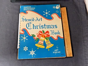 VINTAGE ART KRENZ STENCIL ART CHRISTMAS BOOK NO. 301 UNDATED - Picture 1 of 7