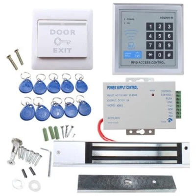 RFID Door Access Control System Kit With 280kg 620LB Electric Magnetic Lock - Image 1 of 4