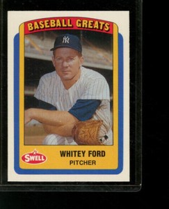 Whitey Ford 1990 Swell Baseball Greats #8