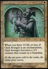 MtG x1 Opal Avenger Urza's Legacy - Magic The Gathering Rare Card