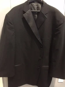  Mens Traditional Black Chaps Ralph Lauren Tuxedo Jacket  3 Button - Picture 1 of 1