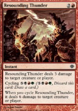 RESOUNDING THUNDER X4 4 4X Shards of Alara MTG Magic the Gathering Cards DJMagic