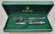 Rolex Refills and Box Ballpoint Pen and Cufflinks Set With 2 