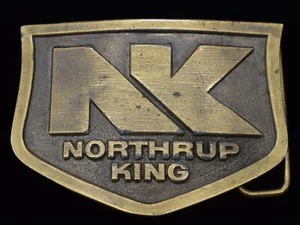 Northrup King Seed Company Syngenta American Agriculture Vintage Belt Buckle - Picture 1 of 3