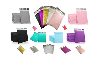 ANY SIZE POLY BUBBLE MAILERS SHIPPING MAILING PADDED BAGS ENVELOPES COLOR - Picture 1 of 29