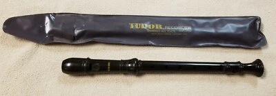 Grabadora Tudor Soprano TD175 Marrón Oscuro con Estuche de Vinilo Trophy Music Company Usada en Excelente Condición Foto 1 de 4