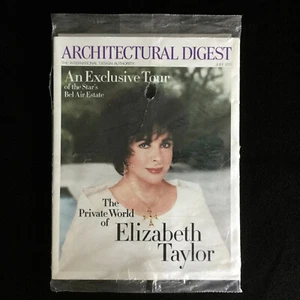 Elizabeth Taylor Architectural Digest Mag The Private World Of..July 2011 SEALED - Picture 1 of 4