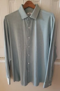 Mizzen + Main Tradition Evolved Trim Fit Green Check Button Front Shirt XL - Picture 1 of 4