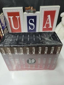 TDK T-120HS Premium Quality VHS Cassettes - Pack of 10 - Picture 1 of 5