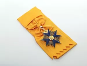 Preußisches Großkreuz des Ordens Schwarzer Adler Schärpe - Bild 1 von 3