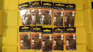 Size 2 Hooks, 10 Packs of 10, 100 total fish hooks, NEW Lot of 10 Ready2Fish  - Picture 1 of 2