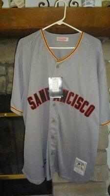 CAMISETA ORLANDO CEPEDA AUTOGRAFIADA MITCHELL & NESS TALLA 54 GIGANTES DE SAN FRANCISCO Foto 1 de 4