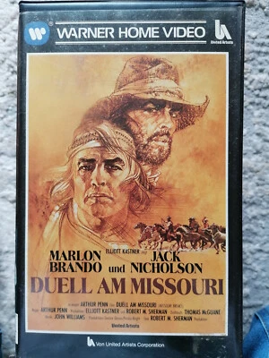 VHS RARITÄT: DUELL AM MISSOURI  (1976)  MIT MARLON BRANDON & JACK NICHOLSON - Bild 1 von 2