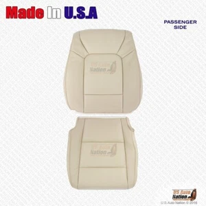 2009 2010 For Honda Pilot passenger Bottom & Top Genuine Leather Seat Cover Tan - Bild 1 von 5