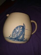 P.R. Storie Pottery Marshall Tx Wagon Wheel Pitcher 7" 1/2