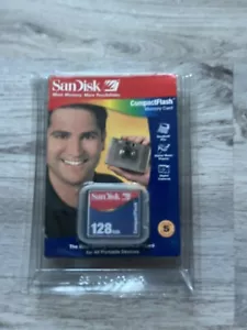 SanDisk 128MB Compact Flash Memory Card Working - Picture 1 of 5