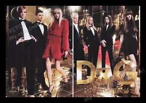 Dolce & Gabbana Clothing 2000s Print Advertisement Ad (2 pages) 2007 Legs - Picture 1 of 1