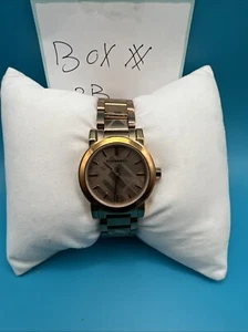 Burberry The City BU9228 Rose Tone Stainless Steel 26 mm Women's Watch - Picture 1 of 10