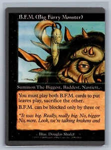 Magic The Gathering Unglued B.F.M. (Big Furry Monster) #28/94 MTG TCG CCG - Picture 1 of 2