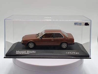 Maserati Biturbo Minichamps 1/43 Con Scatola - Immagine 1 di 2