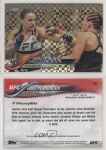 2018 Topps Chrome UFC X-Fractor Raquel Pennington #58