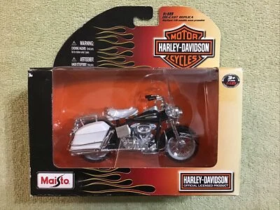 Harley Davidson 1968 RED FLH ELECTRA GLIDE Maisto 1/18 Diecast Motorcycle 26 - Image 1 of 4
