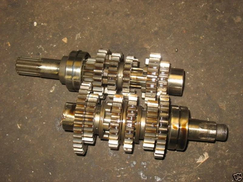 81 KAWASAKI KZ440 KZ 440 LTD TRANS TRANNY TRANSMISIÓN ENGRANAJES CONJUNTO Foto 1 de 1