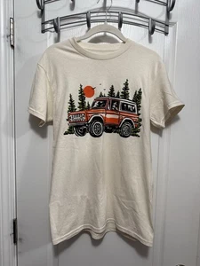 Camiseta Sam Larson Para Hombre S De Colección Ford Bronco Bosque Árboles Algodón Camiseta Exterior - Imagen 1 de 13