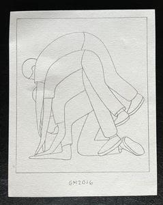 2016 Geoff McFetridge Print 9.75" x 7.75" - Printed Pages Autumn/ Winter 16 - Picture 1 of 9