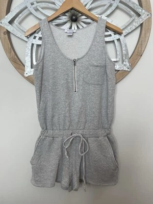 Barneys Women's Romper Shorts Beach Pool Casual Pockets Gray XS - Image 1 of 3