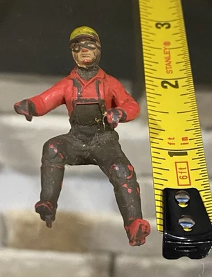 Motorcycle Driver BRITAINS GREEVES CHALLENGER 1970s Original Figurine MOTORBIKE - Image 1 of 4