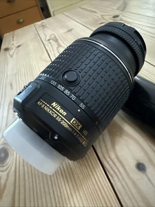 Nikon AF-S DX 55-200mm F4-5.6 G ED VR MK II Version Lens Front & Rear Lens Cap - Picture 1 of 10