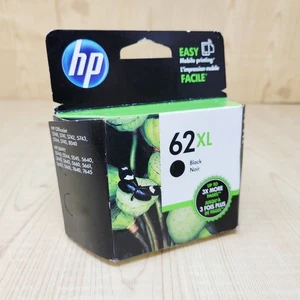 Cartucho de tinta negra genuina HP62XL caducado en 2017 - Imagen 1 de 6