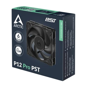 ARCTIC P12 Pro PST 120mm PWM Case Fan w/ Cable Splitter, Fluid Dynamic Bearing - Picture 1 of 6