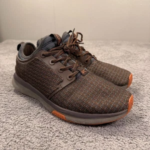 Kuru Atom Schuhe Herren Größe 10,5 braun grau Strick Komfort Wandern Turnschuhe - Bild 1 von 10