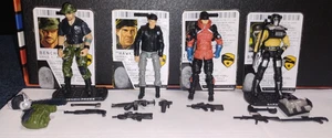 Gi Joe 2009 ROC Bench Press V1 Hawk V3 Ice Storm V1 Barbecue V5 (incomplete) - Picture 1 of 4
