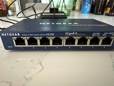 Netgear ProSafe 8 Port Gigabit Switch GS108 - Image 1 of 4