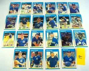LOT (22) 1986 Baseball Cards Fleer Seattle Mariners Phelps Best Hi Grade C122A - Picture 1 of 5