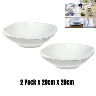 IKEA VÄRDERA Deep plate white 2x20x20 cm - Image 1 of 4