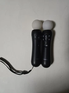 Sony PlayStation Move Motion Controller - Black Set Of 2. - Picture 1 of 2